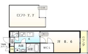 フジパレス北清水町Ⅰ番館の間取り画像