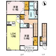 ルビー Cの間取り画像