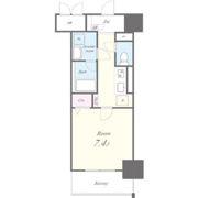 シャルマンソワレ名駅の間取り画像