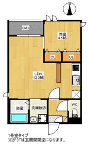 REGALEST Gracia 五日市 (仮:RE 五日市4)の間取り画像