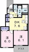 グランソレイユBの間取り画像
