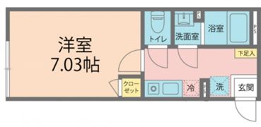 カインドネス新所沢A棟の間取り画像
