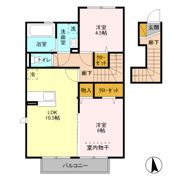 オーロ・ジャルダンの間取り画像