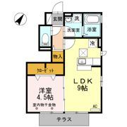 フォルテーヌⅤの間取り画像