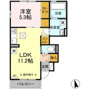 サニーサイド Ⅱの間取り画像