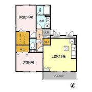 賀茂川ガーデンプレイス Aの間取り画像