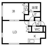 シルキー月寒東Aの間取り画像