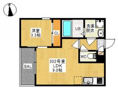REGALEST JM 青江(レガリスト ジェイエム アオエ)の間取り画像
