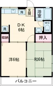 プラド光城Bの間取り画像