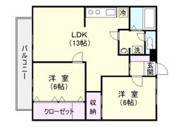 ウインズマンションの間取り画像