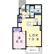 ルミエールⅠの間取り画像