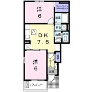 ポノポノシルフBの間取り画像