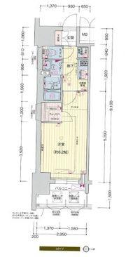 プレサンスNAGOYAファストの間取り画像