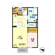 ヴィラドエルⅢの間取り画像