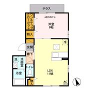 グランモアⅡの間取り画像