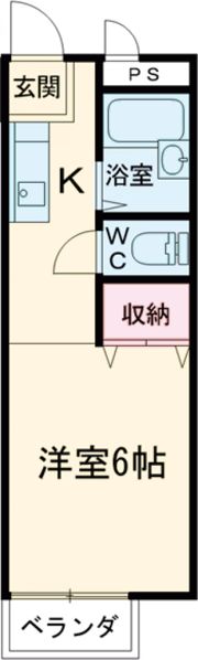 KMハイツの間取り画像
