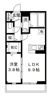 オークス塚田の間取り画像