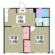 ミリオンハイツの間取り画像