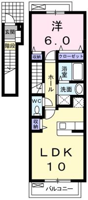 ウインフィールドBの間取り画像