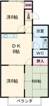 ボナールMusubu 南棟の間取り画像