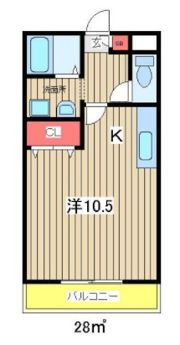 ブランドールの間取り画像