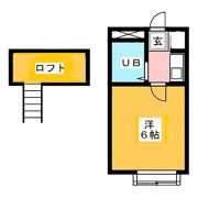 コスモハイツ多治見の間取り画像