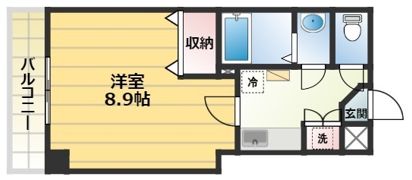 Glare（グレア）の間取り画像