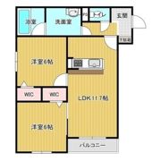 レジデンス大縄町の間取り画像