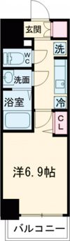 ディアレイシャス浅間町ステーションフロントの間取り画像