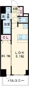 メイクスデザイン名駅南の間取り画像