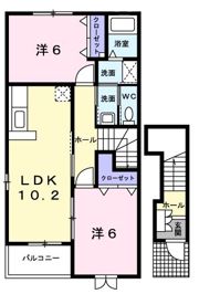 アンジュメゾン 志満の間取り画像