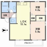 ハイツK2の間取り画像