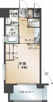 エンクレスト福岡の間取り画像