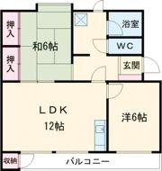 レオパレスIの間取り画像