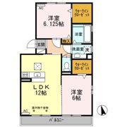 シャトン天神の間取り画像