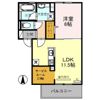 アリビオ A棟の間取り画像