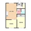第2白樺コーポの間取り画像