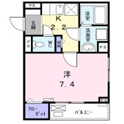ル ヴェールFの間取り画像
