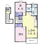 コンフォートBの間取り画像