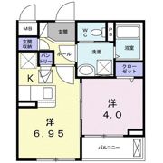 NEW WEST 7 RICHの間取り画像
