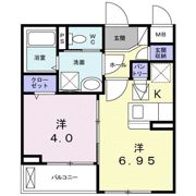 NEW WEST 7 RICHの間取り画像