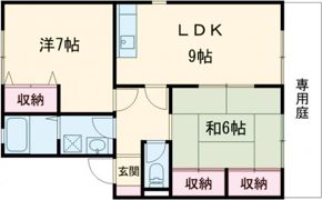 アミティやまとBの間取り画像