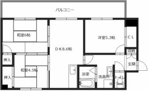 レスポールの間取り画像