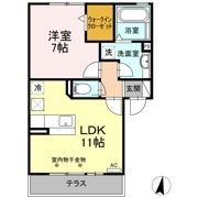 サザンクロス Bの間取り画像