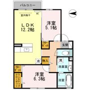レジオンドヌールの間取り画像