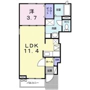 キャッスルバレー行田Ⅲの間取り画像