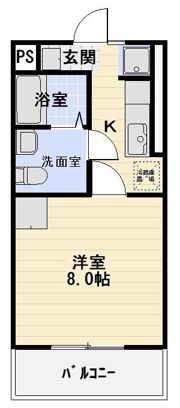 プラネットハイツの間取り画像