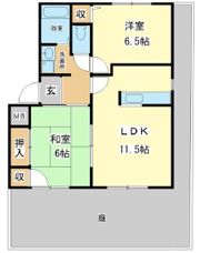 パセオ広畑Ⅱの間取り画像