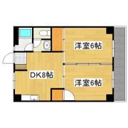 若原ハイツの間取り画像