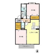 グランドール塩津 Cの間取り画像